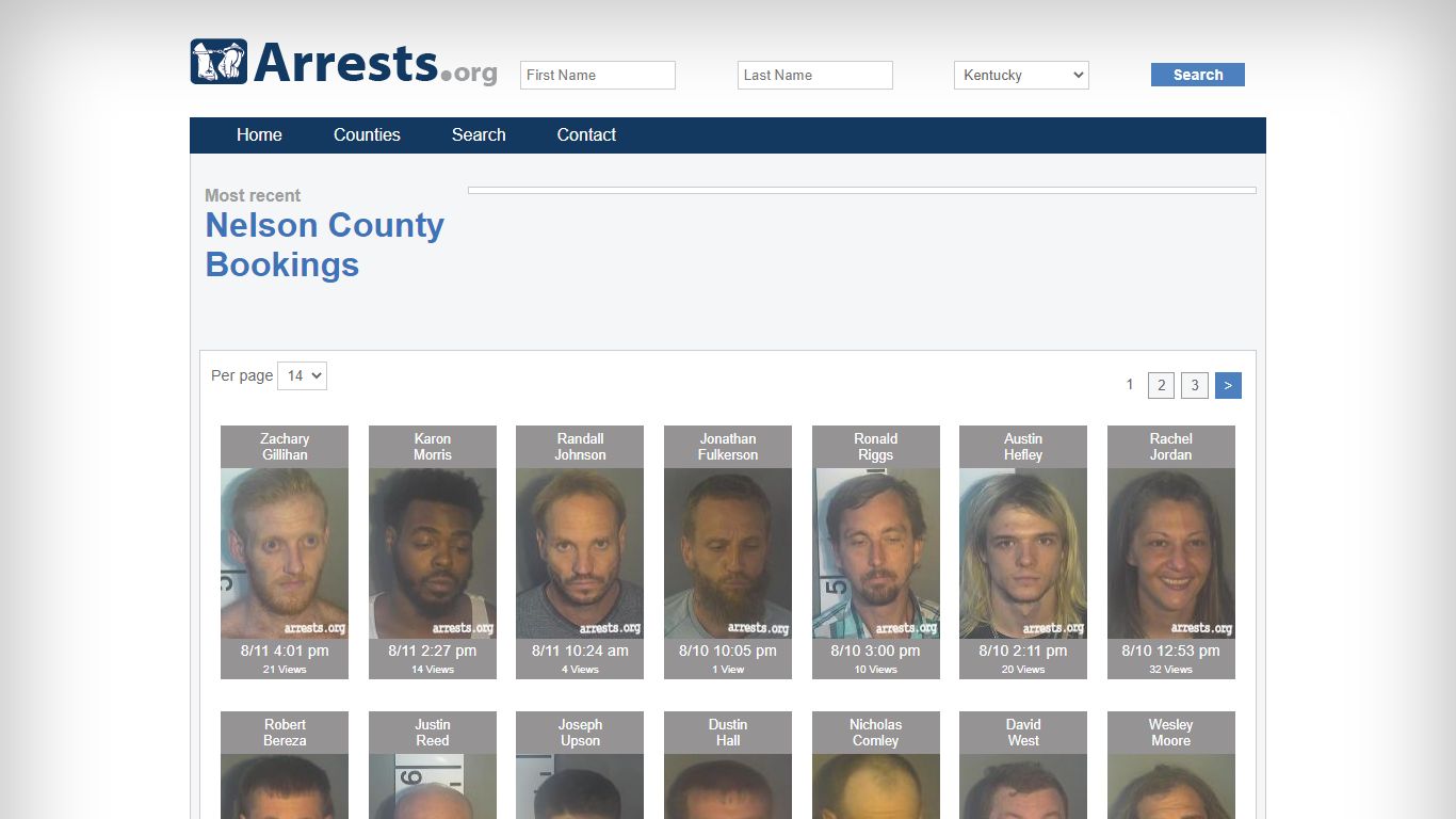 Nelson County Arrests and Inmate Search