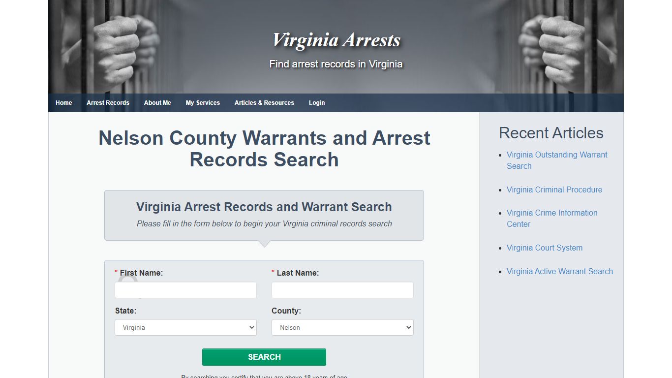 Nelson County Warrants and Arrest Records Search ...